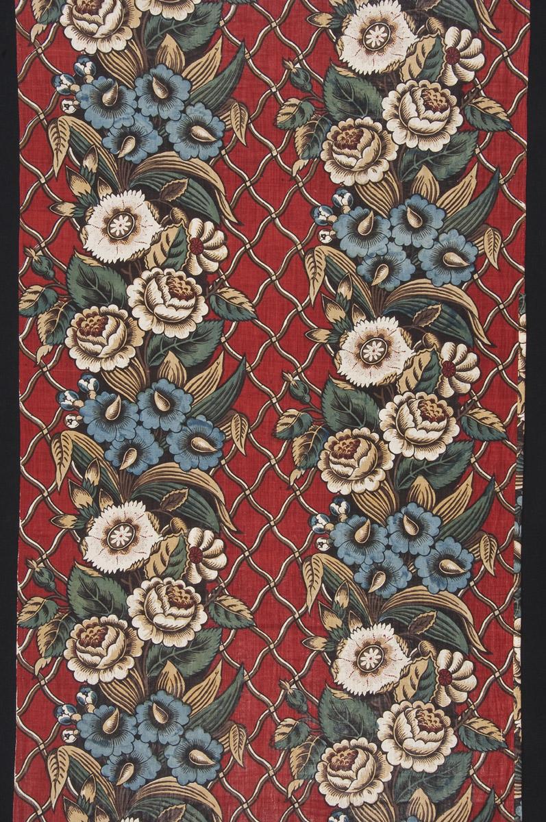 1960.0089 Textile, printed, detail 1