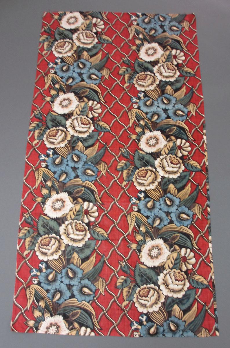 1960.0089 Textile, printed partial obverse